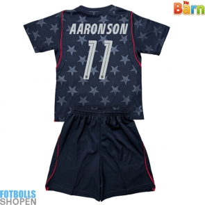 Billiga Förenta stater Brenden Aaronson #11 Bortatröja Barn VM 2026 Kortärmad (+ Korta byxor)